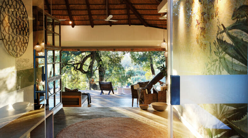 Londolozi Healing House Entrance and View