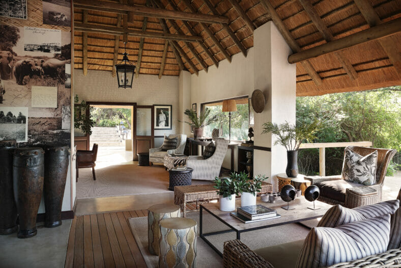 Londolozi Pioneer Camp Arrival Lounge and Main Area