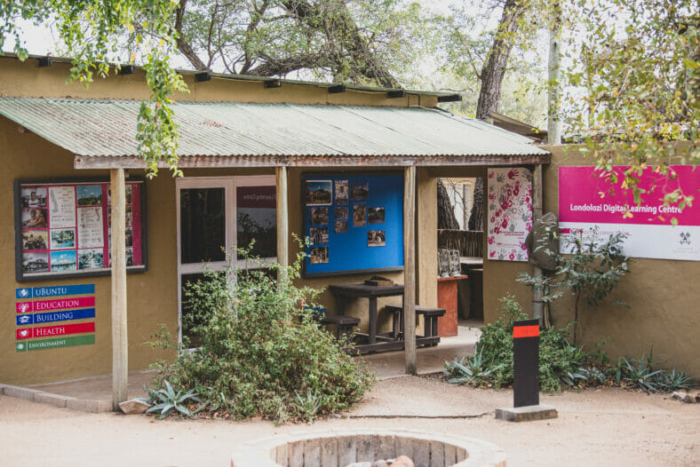 Londolozi's digital learning centre, the first GWF classroom