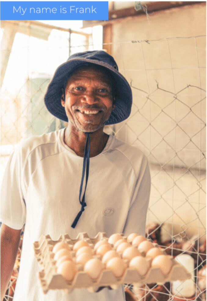 A sustainable egg farmer next to Londolozi
